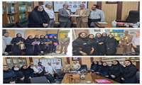 تجلیل حوزه ریاســــــت بیمارستان رازی اهواز از مسئول روابط عمومی